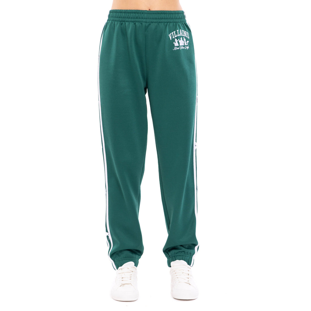 Disney Villains Women's Athletic Track Pants Evergreen