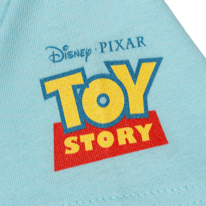 Disney Toy Story Boys' Short Sleeve Birthday T-Shirt Light Blue