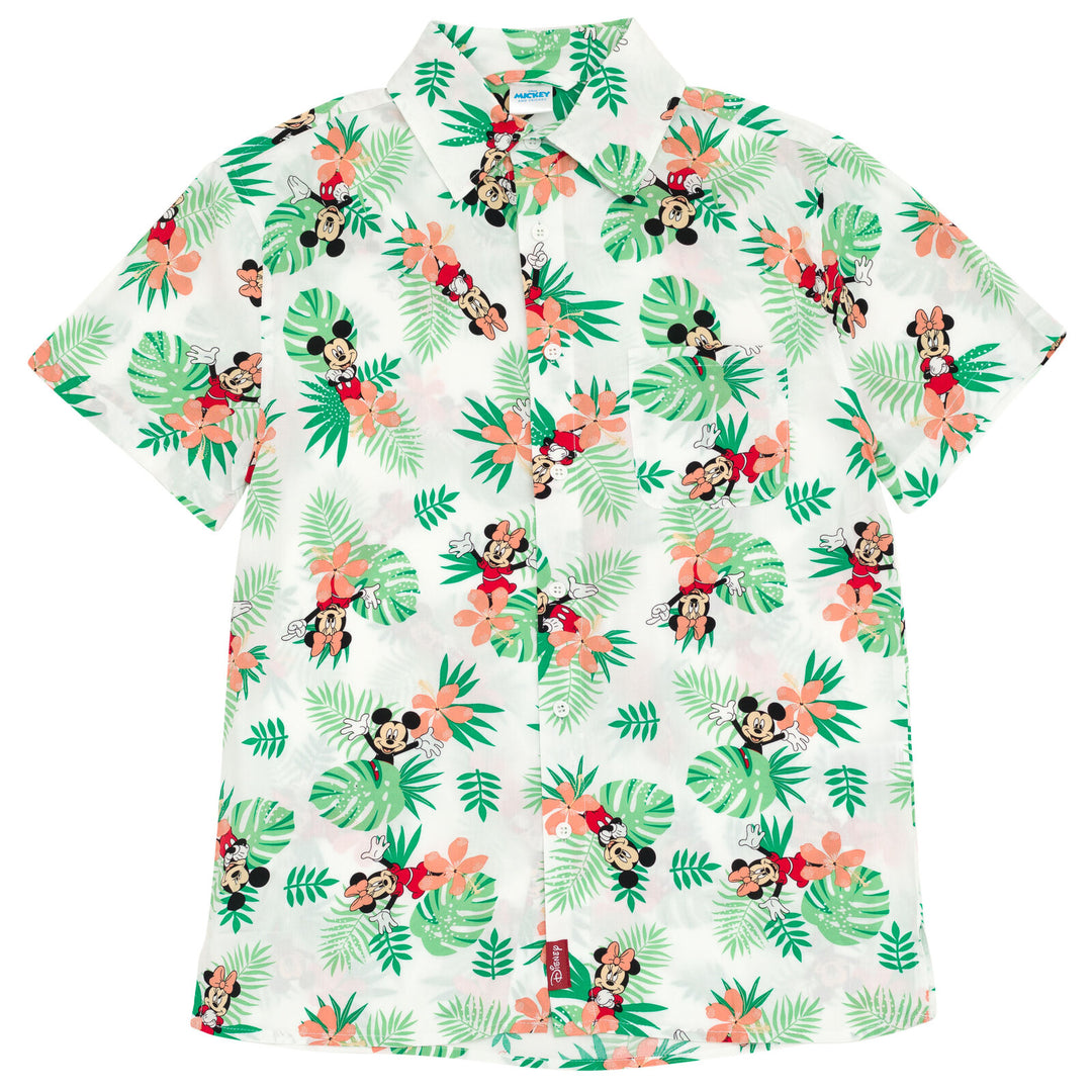 Disney Mickey Mouse & Friends Men's Shirt and Dress Ivory Minnie