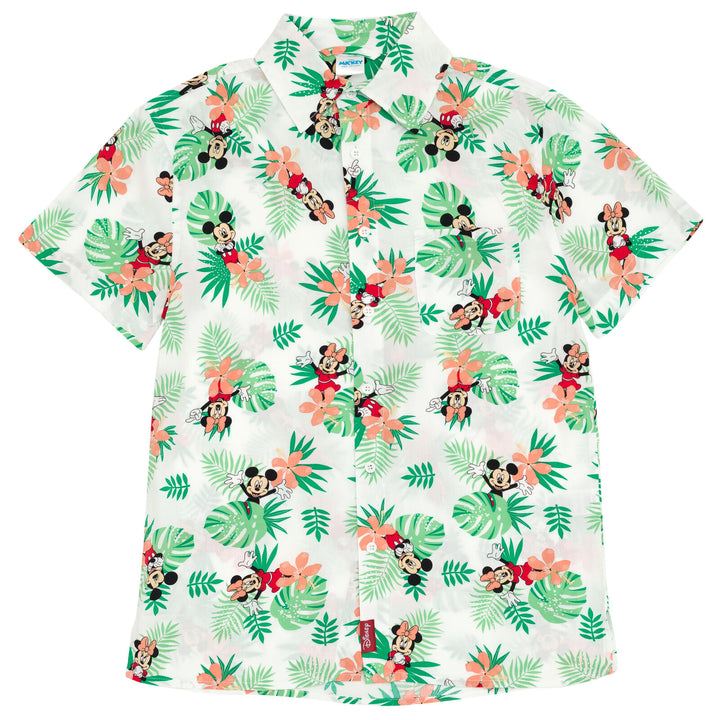 Disney Mickey Mouse & Friends Men's Shirt and Dress Ivory Minnie