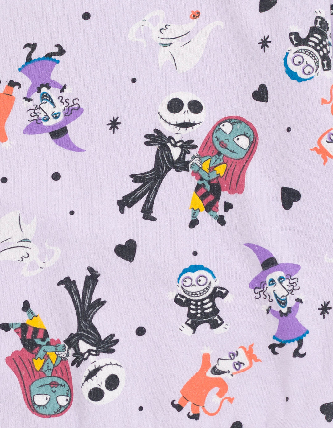 Nightmare Before Christmas Girls' Purple Jack Sally