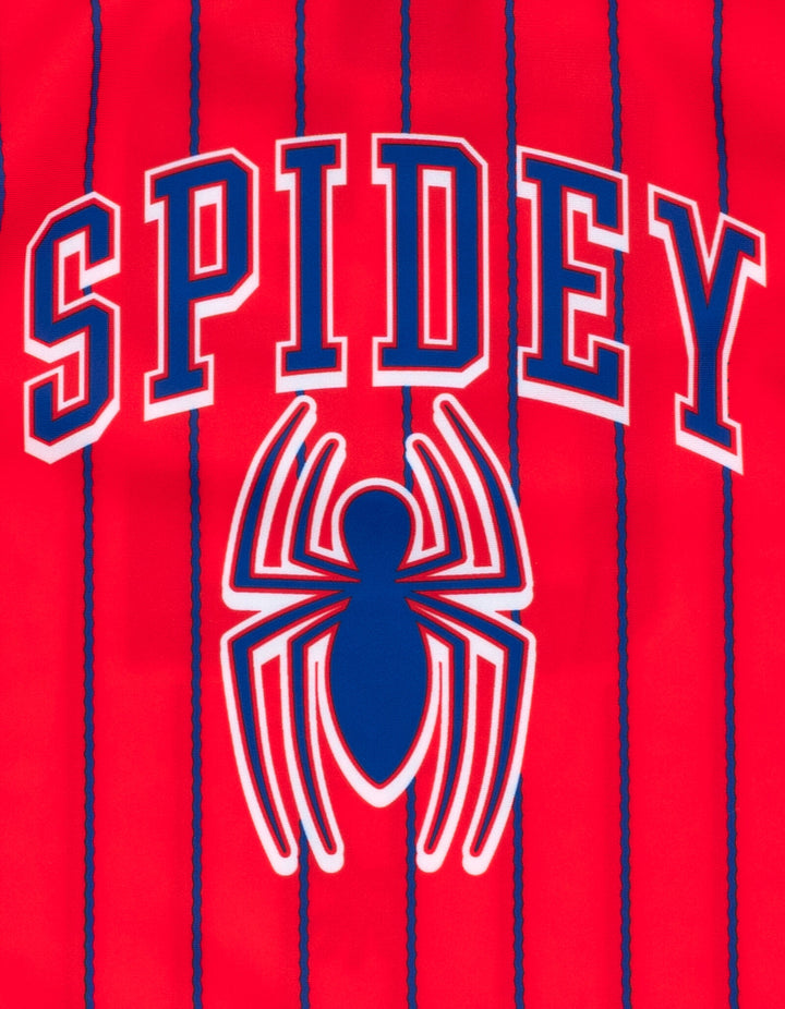 Marvel Spider-Man Boys' 2-Piece Rash Guard and Swim Trunks Set Sport Navy