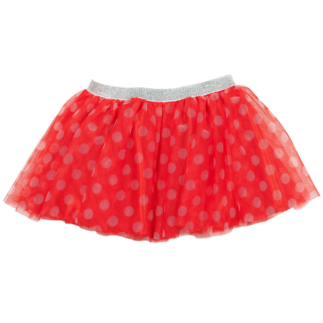 Minnie Mouse Baby Girls' Birthday Tutu Skirt Collar and Hat Set Red