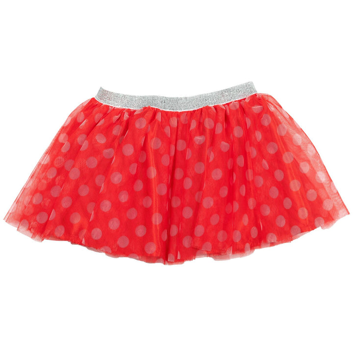 Minnie Mouse Baby Girls' Birthday Tutu Skirt Collar and Hat Set Red