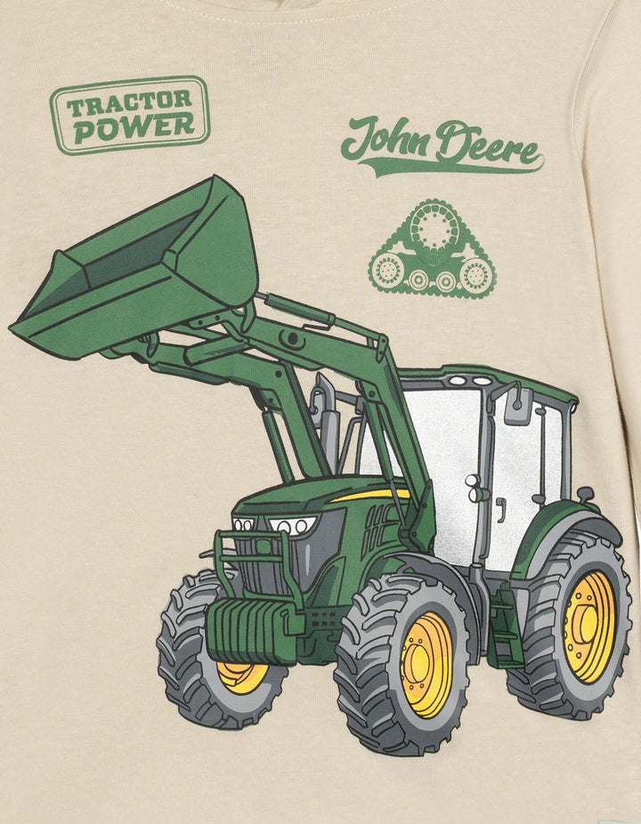 John Deere Boys' Pullover Hoodie Khaki