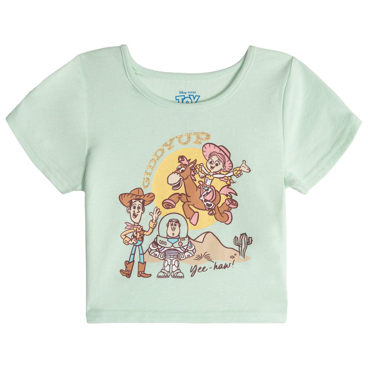 Disney Toy Story Girls' T-Shirt and Tutu Skirt Set Mint Pink