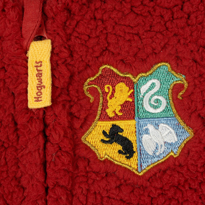 Harry Potter Baby Cosplay Hooded One Piece Red