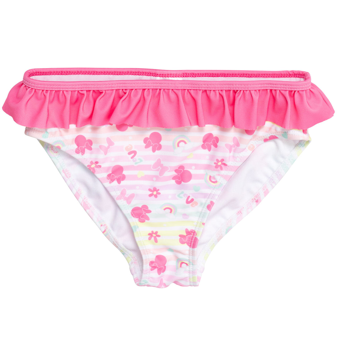 Minnie Mouse Girls' Swimwear Tankini and Bikini Bottom Set Pink