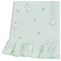Dreamwave Girls' Long Sleeve Pajama Nightgown Mint Bunny Print