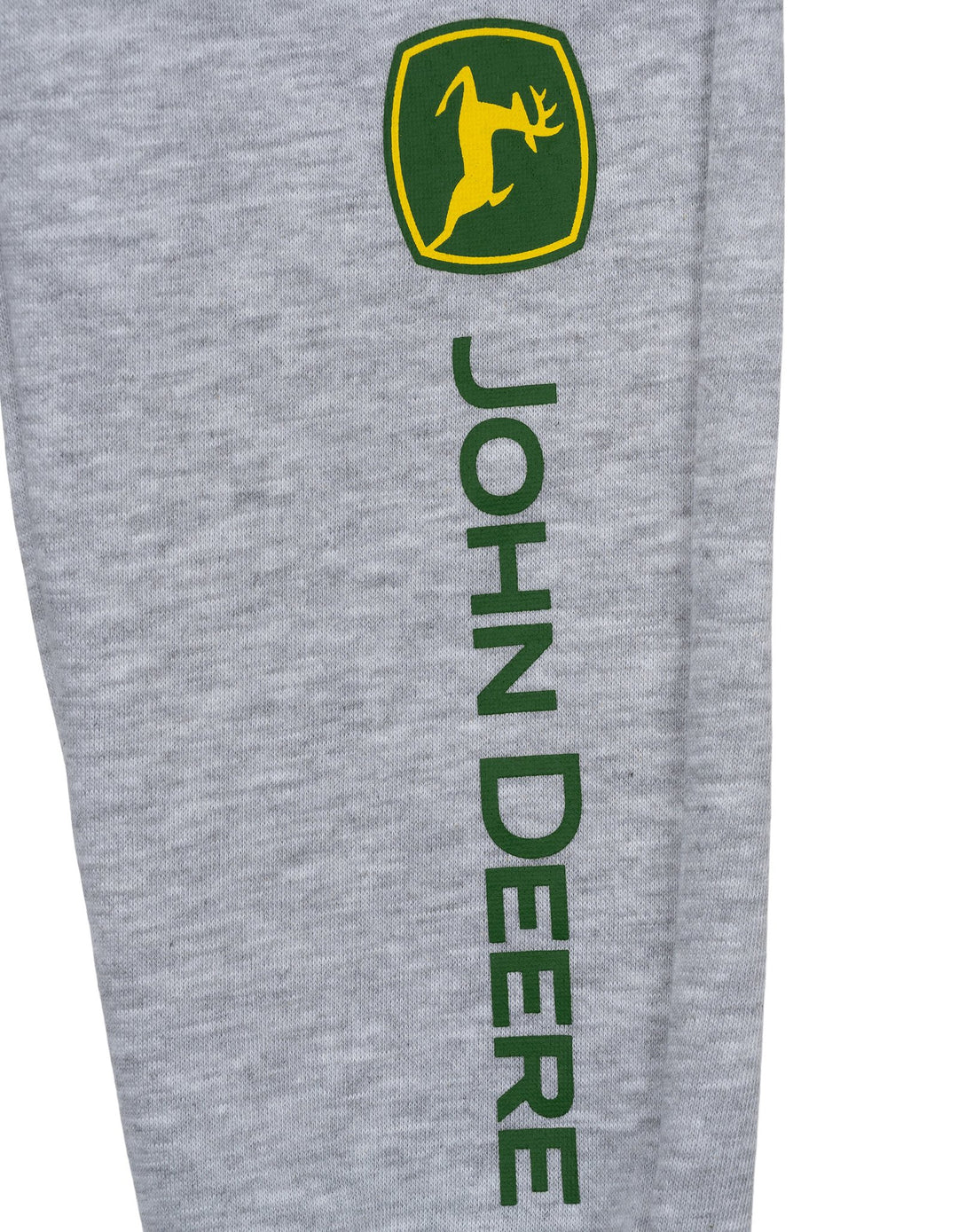 John Deere Boys' Fleece Jogger Pants Athletic Grey