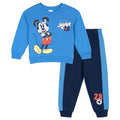 Disney Mickey Mouse Fleece Sweatshirt and Jogger Pants 2-Piece Set Friends Blue