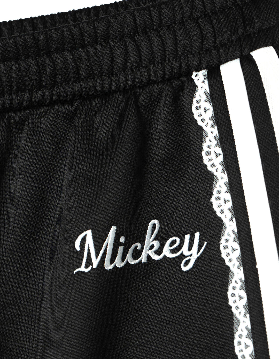 Disney Mickey Mouse Women's Athletic Track Pants Jet Black