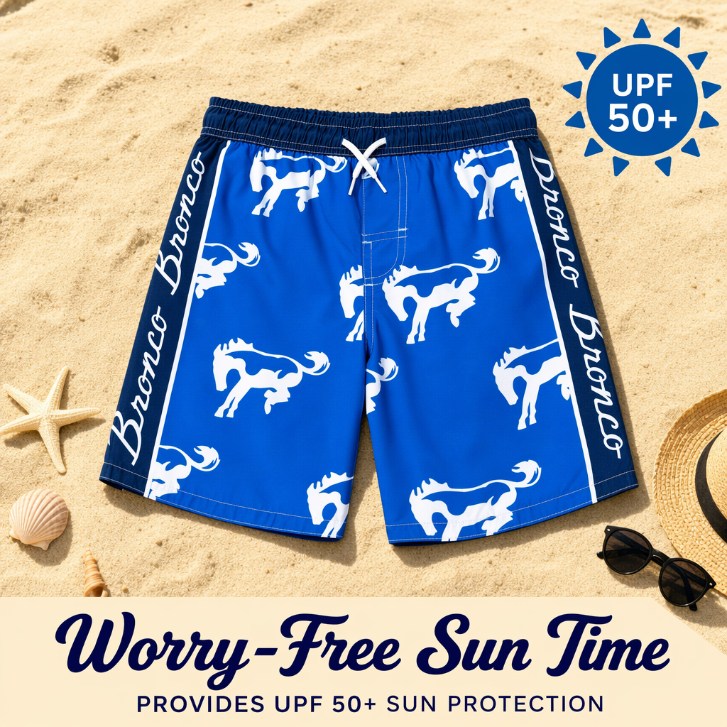 Ford Big Boys' Swimwear Swim Trunks Royal Blue Navy
