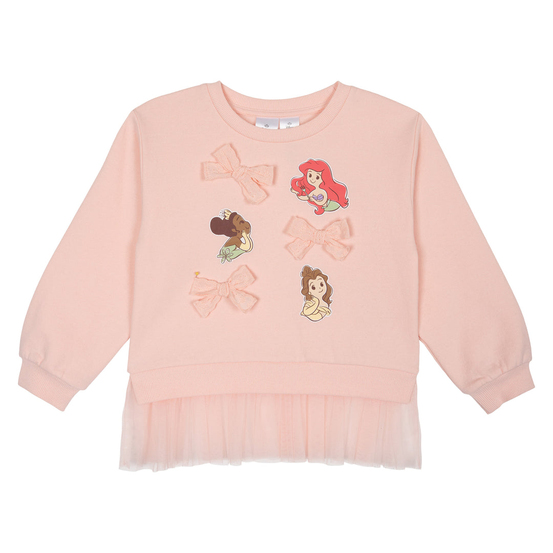 Disney Princess Girls' Pink Grey Princesses