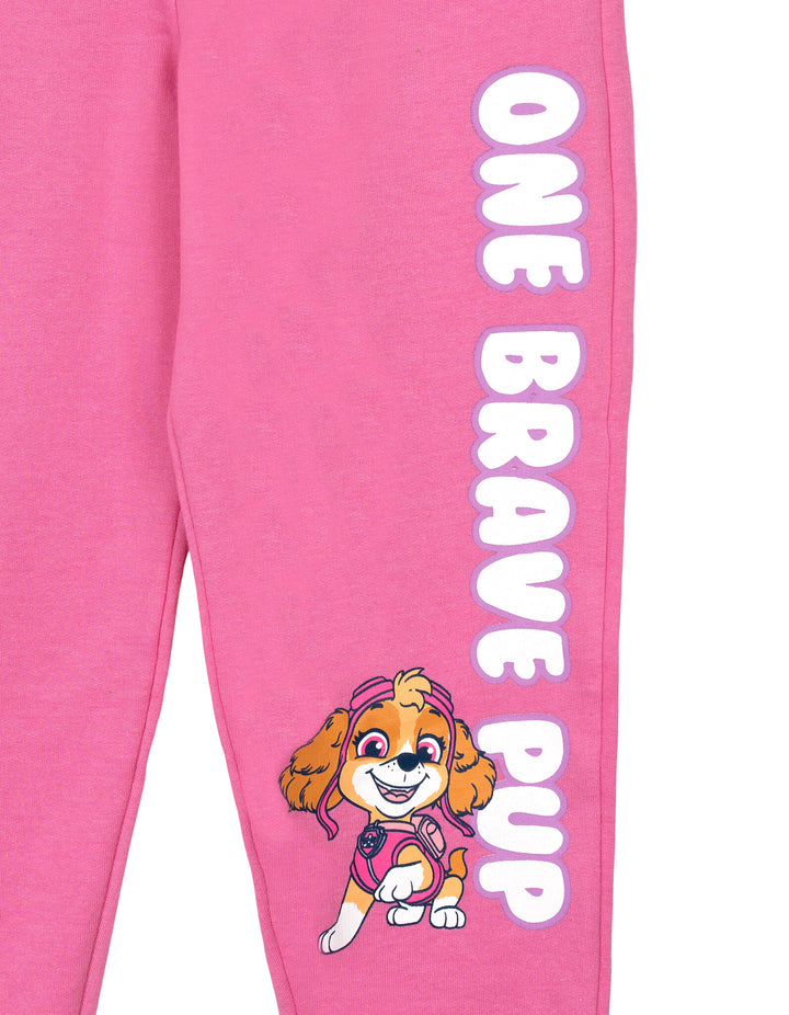 Paw Patrol Girls' Fleece Sweatshirt and Pants Set Skye Marshall Pink
