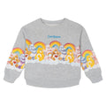 Care Bears Girls' Fleece Sweatshirt Silver Grey