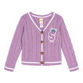 Lilo & Stitch Girls' Cardigan Sweater Lavender