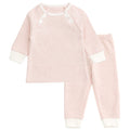 Cozeeme Girls' 2-Piece Tee and Pants Set Heather Pink White