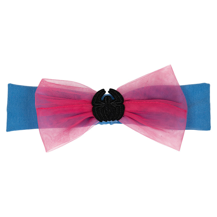 Marvel Spider-Man Baby Girls' Cosplay Tutu Bodysuit and Headband Set Pink Blue