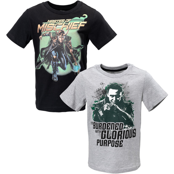 Marvel Avengers Loki 2 Pack Graphic T-Shirt