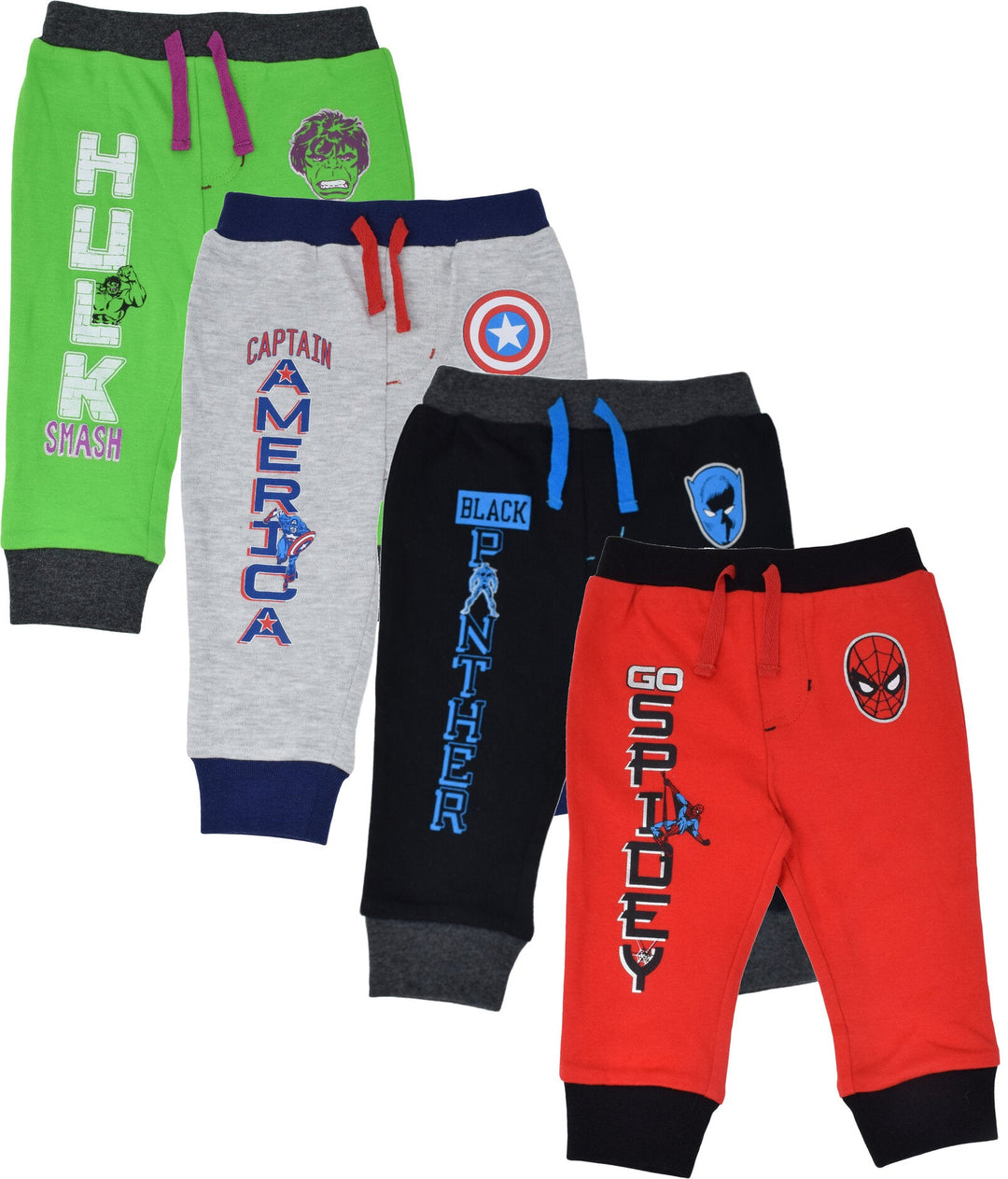 Avengers 4 Pack Jogger Pants - imagikids