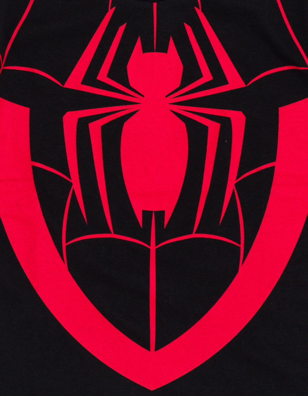 Marvel Spider-Man Boys' Cosplay Short Sleeve T-Shirt Web Black Miles