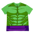 Marvel Avengers The Hulk Cosplay Short Sleeve T-Shirt Classic Green
