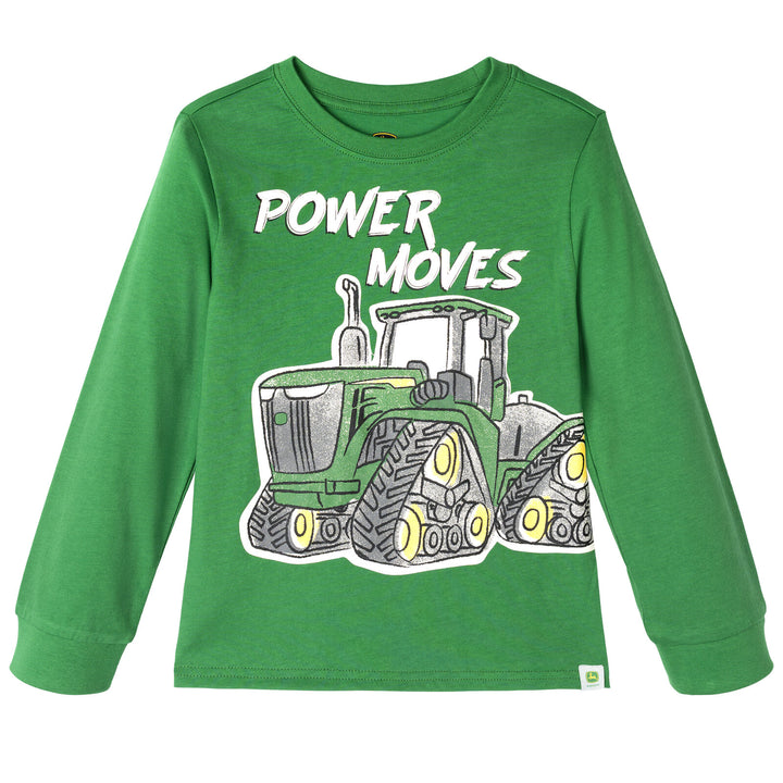 John Deere Boys' Long Sleeve T-Shirt Dark Green