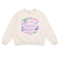 Wicked Women's Fleece Crewneck Pullover Heather Oatmeal