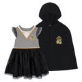 Harry Potter Hermione Girls' Cosplay Tutu Dress and Cape Set Charcoal Black