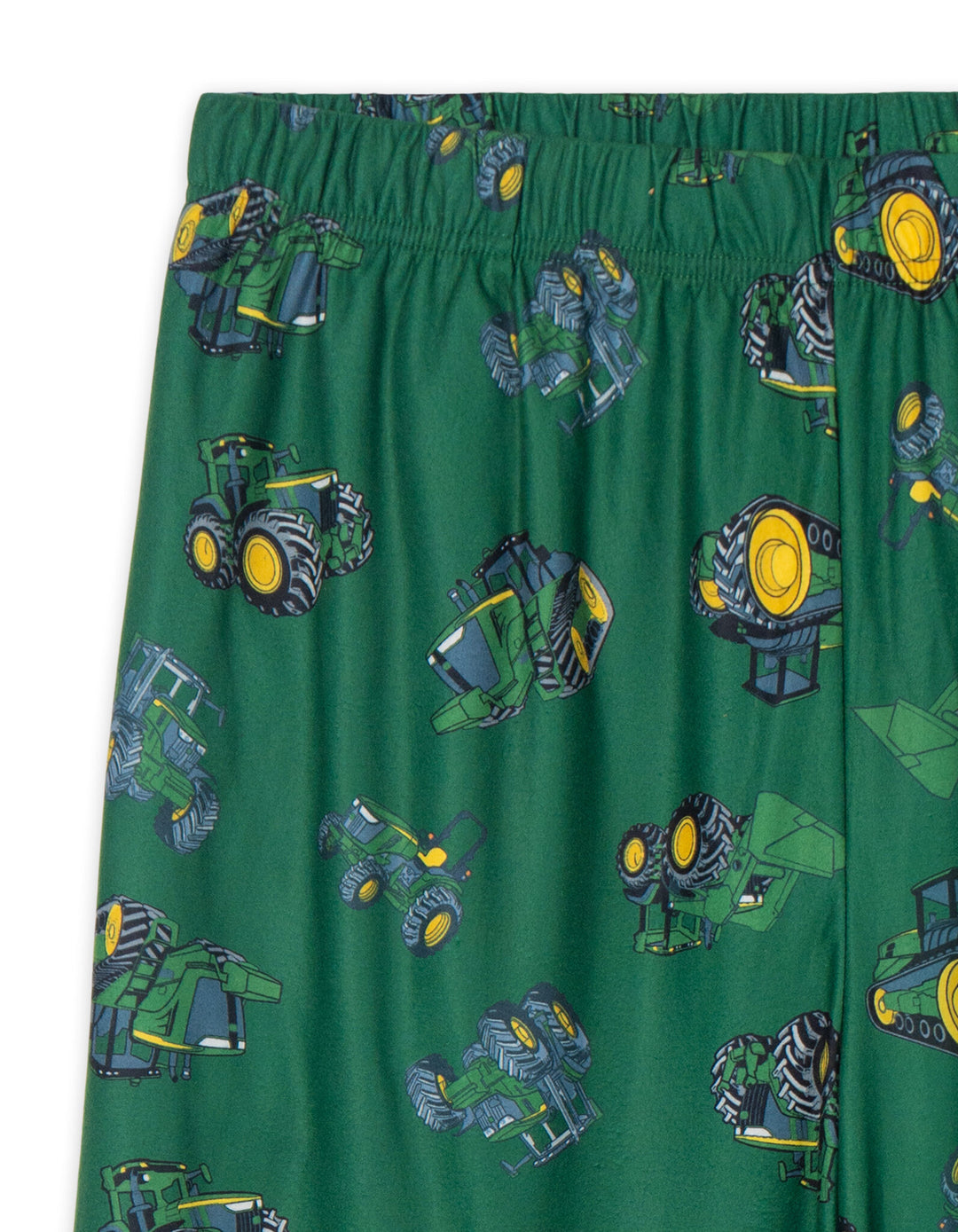 John Deere Matching Family Loungewear Pajama Pants Green Tractor Print