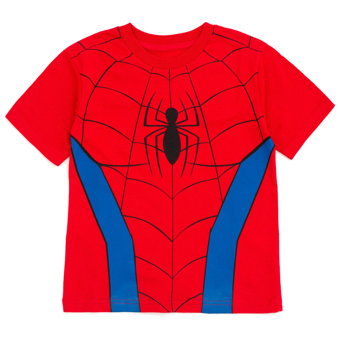 Marvel Spider-Man Cosplay Short Sleeve T-Shirt Classic Red
