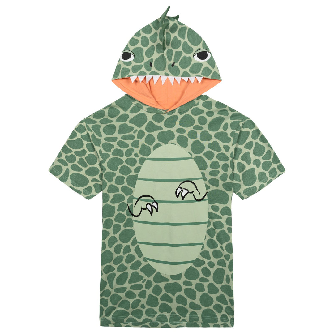 imagikids Cosplay Hooded T-Shirt Scale Green Coral