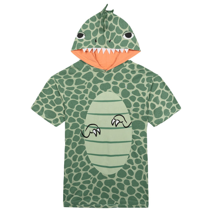 imagikids Cosplay Hooded T-Shirt Scale Green Coral