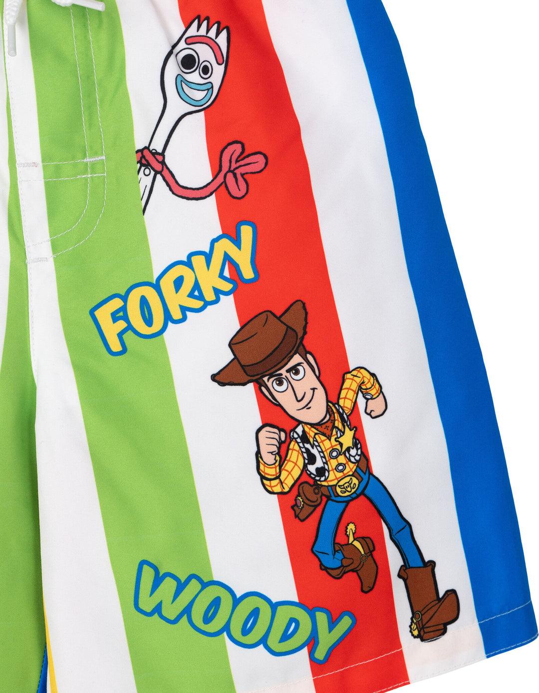 Disney Toy Story 2-Piece Swimwear Rash Guard and Swim Trunks Set Blue Multi