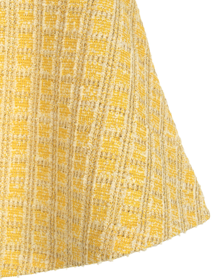 Disney Beauty and the Beast Belle Girls' Sweatshirt and Skirt Set Yellow