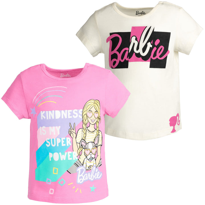 Pack de 2 camisetas de Barbie