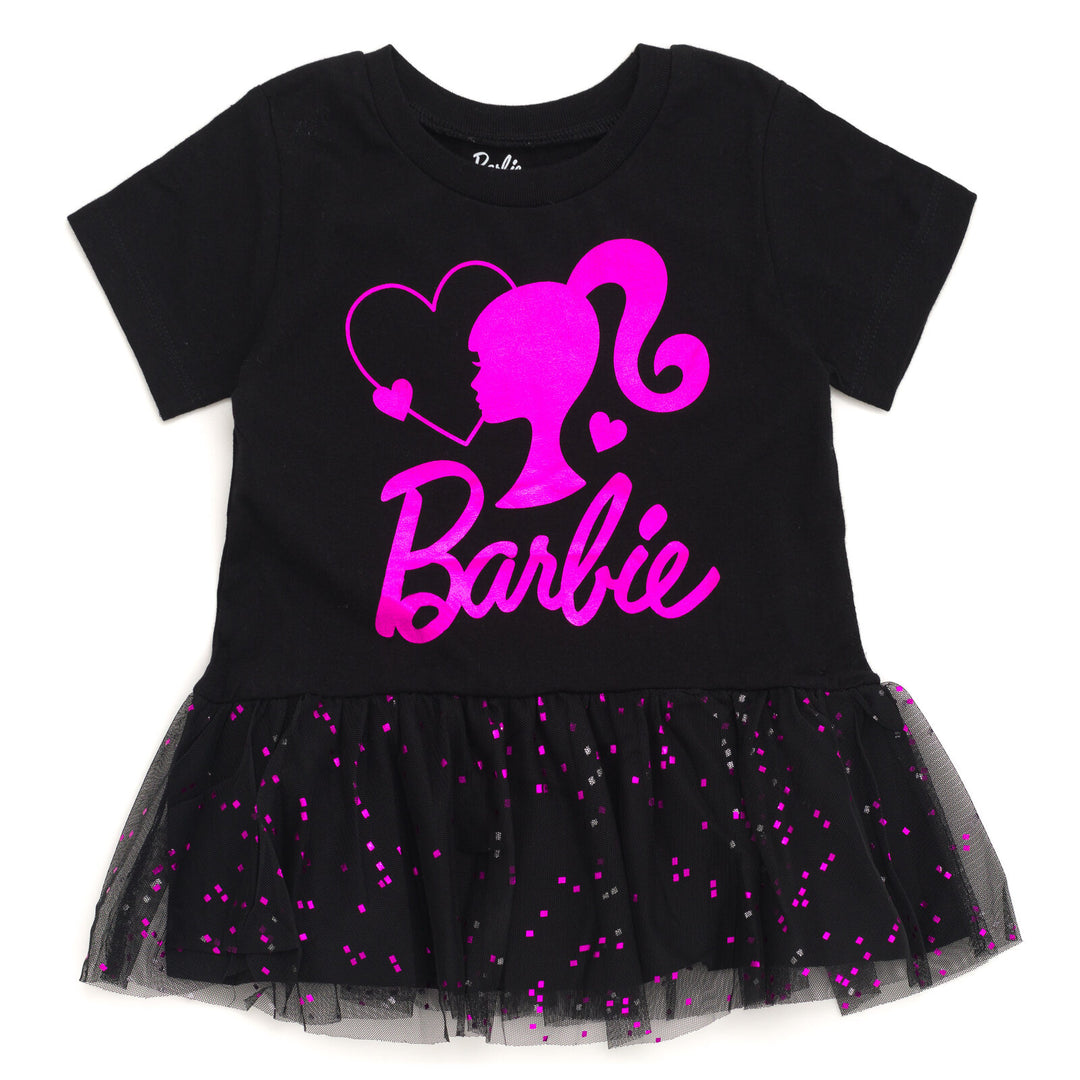 barbie peplum dress PINK SEQUINS BARBIE PEPLUM DRESS