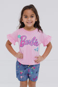 Barbie T-Shirt and Chambray Shorts Outfit Set