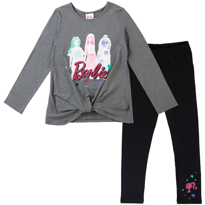 Conjunto de camiseta y calzas de Barbie