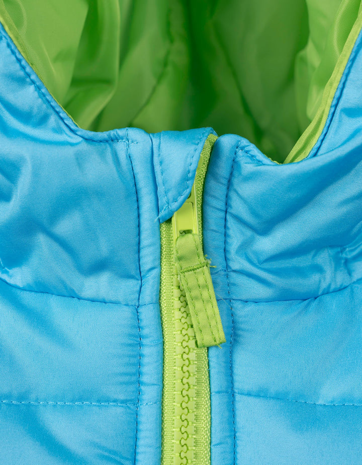 Disney Toy Story Boys' Hooded Puffer Jacket Navy Blue Woody Buzz