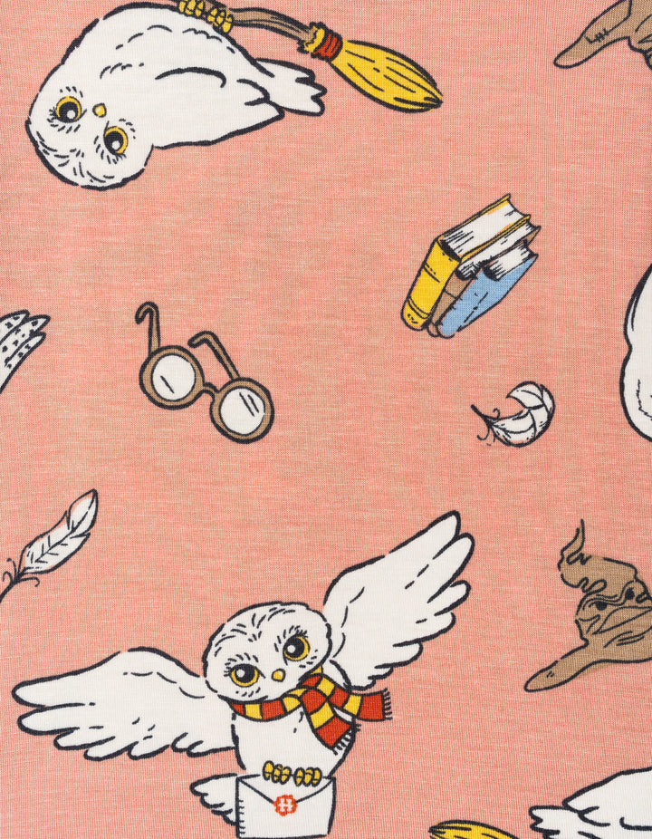 Harry Potter Baby Sleepwear Footless One Piece Hedwig Rust