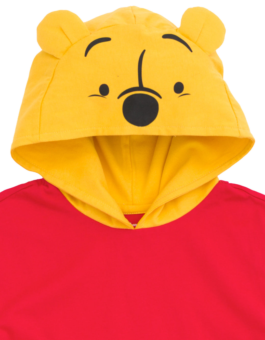 Disney Winnie the Pooh Boys' Cosplay Short Sleeve Hooded T-Shirt Red Yellow
