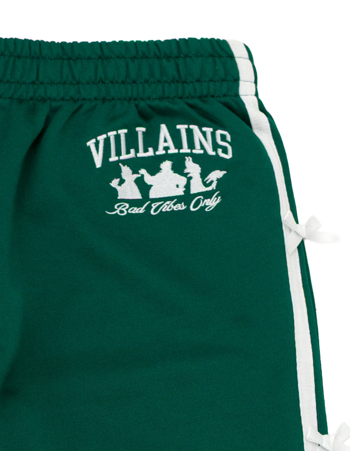 Disney Villains Women's Athletic Track Pants Evergreen