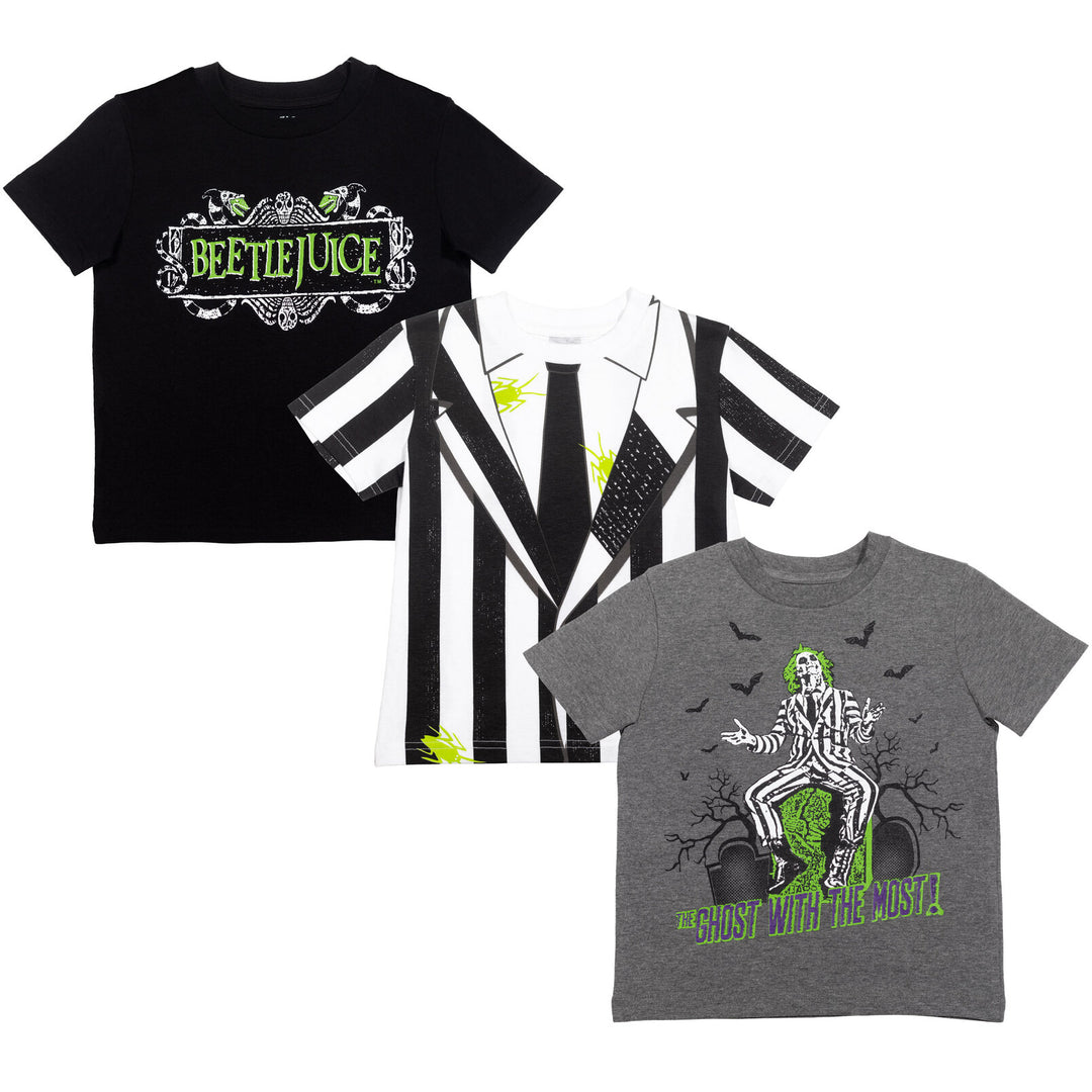 BEETLEJUICE Paquete de 3 Camiseta gráfica