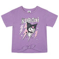 Hello Kitty Kuromi Girls' Short Sleeve T-Shirt Violet