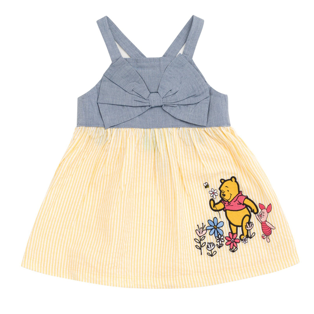 Disney Winnie the Pooh 2-Piece Bodysuit and Jumper Dress Set Piglet Yellow