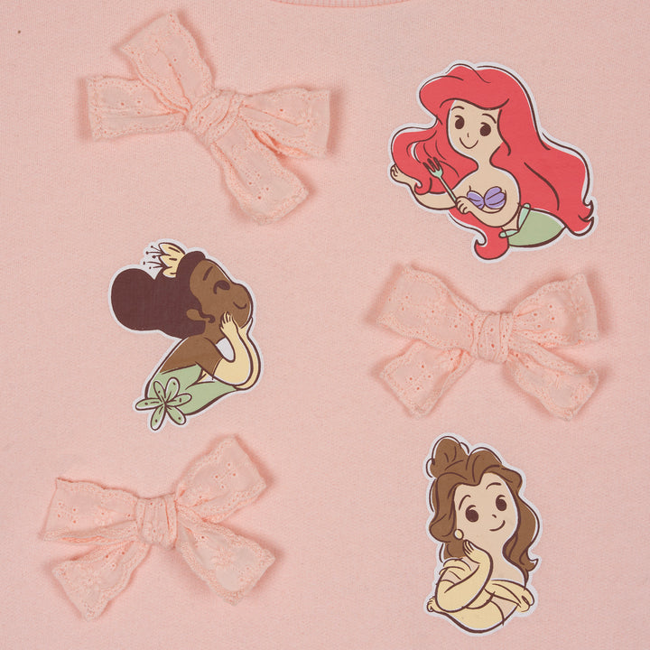 Disney Princess Girls' Pink Grey Princesses