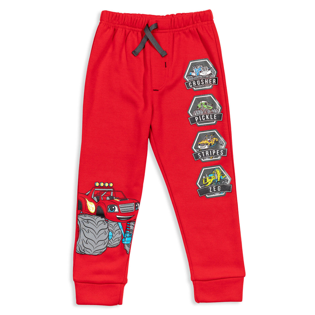 Blaze and the Monster Machines - Pack de 2 pantalones jogger de forro polar