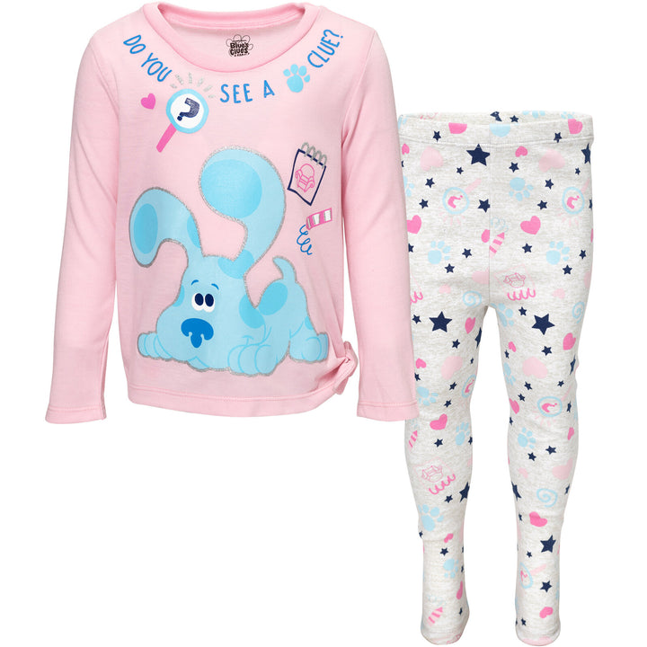 Blue's Clues & You! Knotted Long Sleeve T-Shirt & Leggings